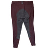 Romfh 'Sarafina' Full Seat Breeches in Burgundy/Grey