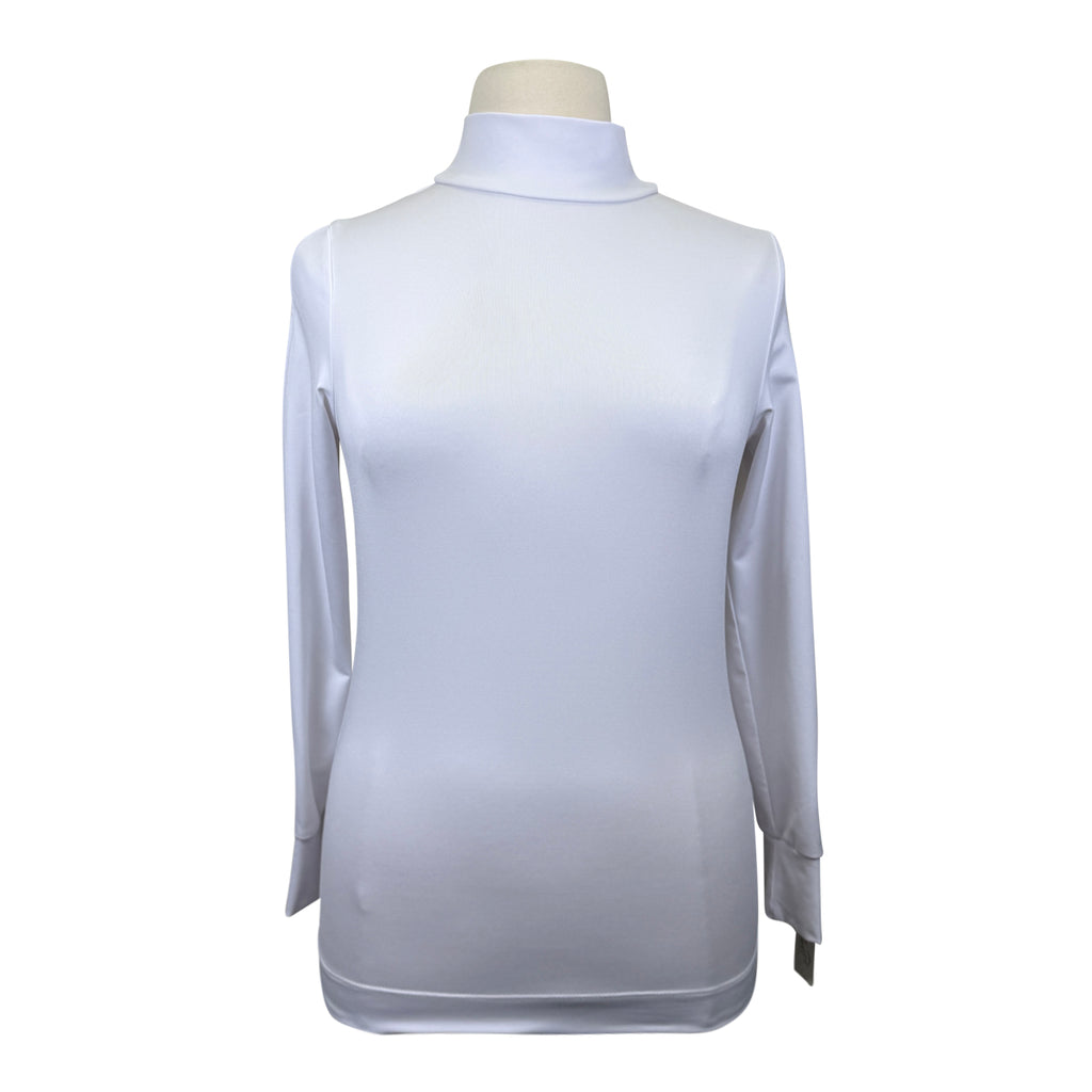 Two Bits Equestrian 'The Mockneck' in White