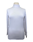 Two Bits Equestrian 'The Mockneck' in White