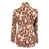 Back IBKUL Long Sleeve Sun Shirt in Leopard