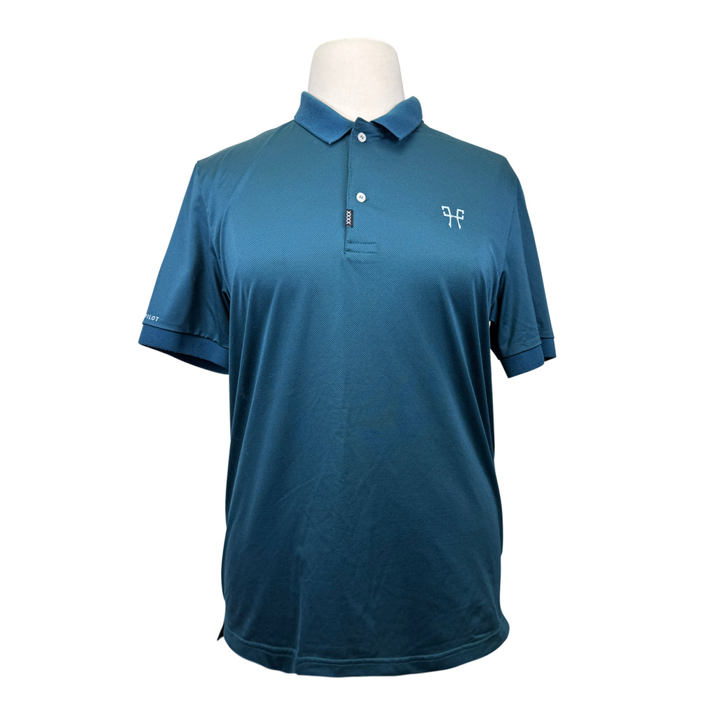 Horse Pilot Unisex 'Atlas' Polo in Green Moracco