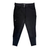 SmartPak Piper Knit 'Everyday' Knee Patch Breeches  in Black 