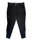 SmartPak Piper Knit 'Everyday' Knee Patch Breeches  in Black 