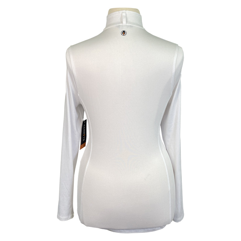 Back of Kerrits 'Ice Fil Lite' Long Sleeve Sun Shirt