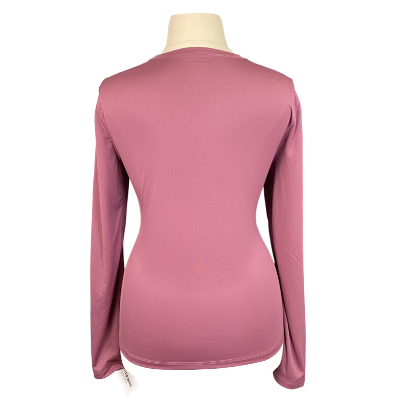 Asmar Equestrian Sustainable Logo Tee in Mauve - Women's XS