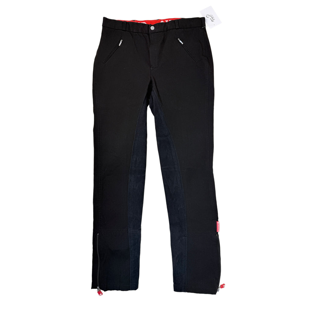 Karlslund Full Seat Sued Jodphur Breeches in Black