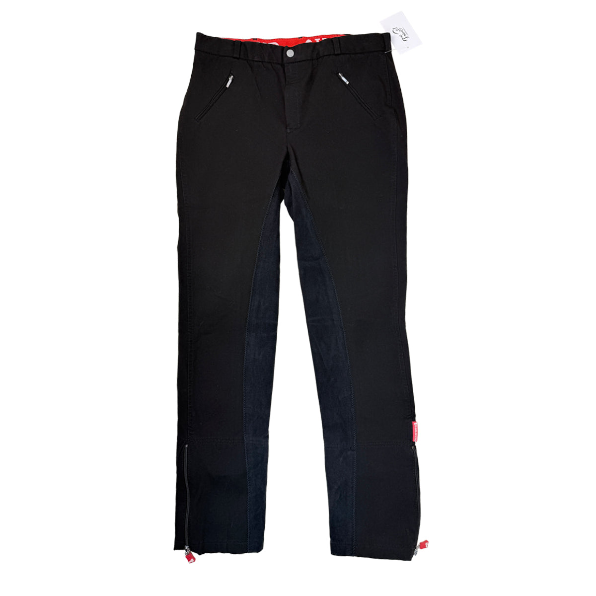 Karlslund Full Seat Sued Jodphur Breeches in Black