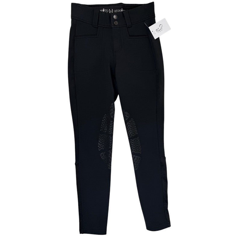 Kerrits 3-Season Tailored Knee Grip Breeches in Black