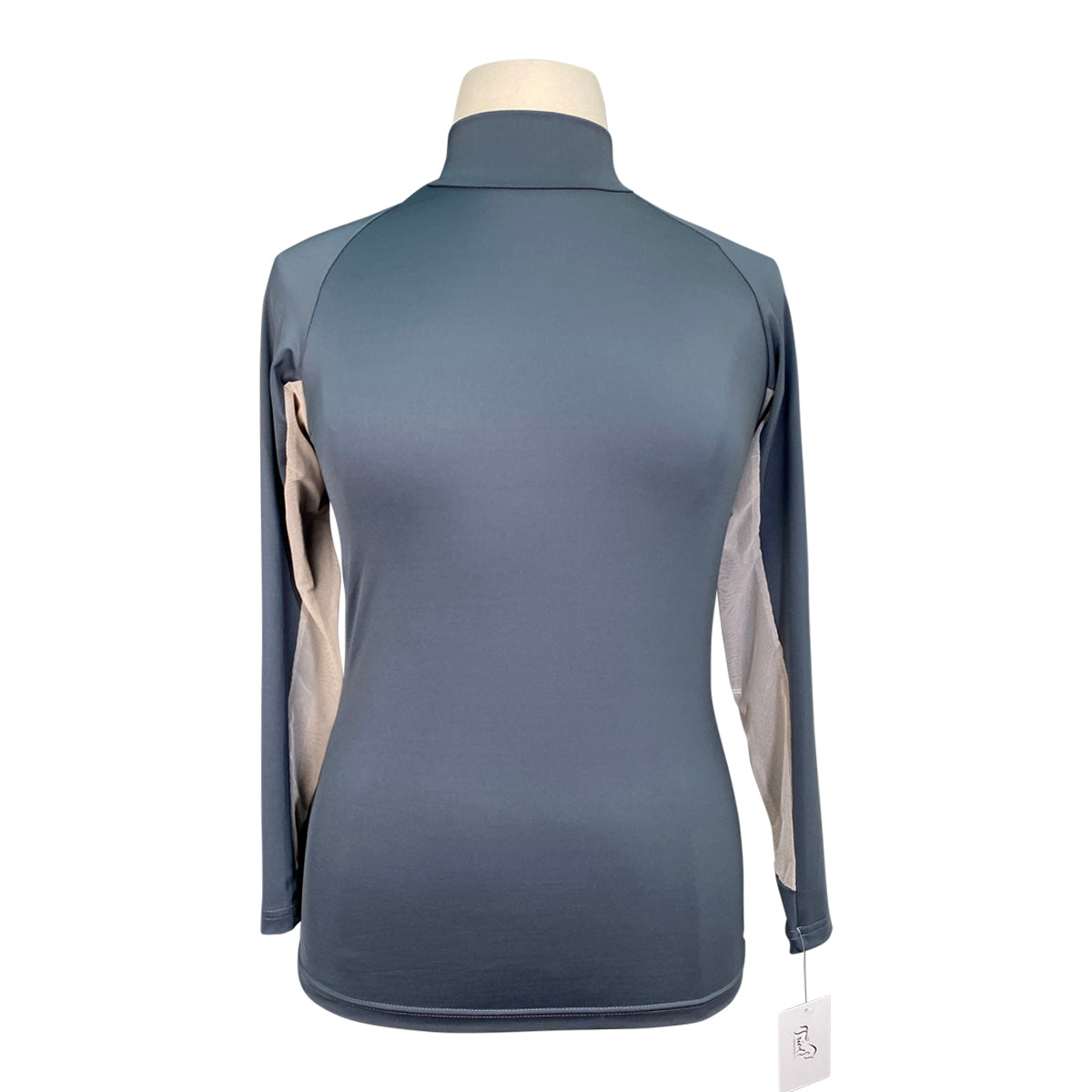Street & Saddle x Milton Menasco 'Devon' Long Sleeve Sun Shirt in Slate Blue