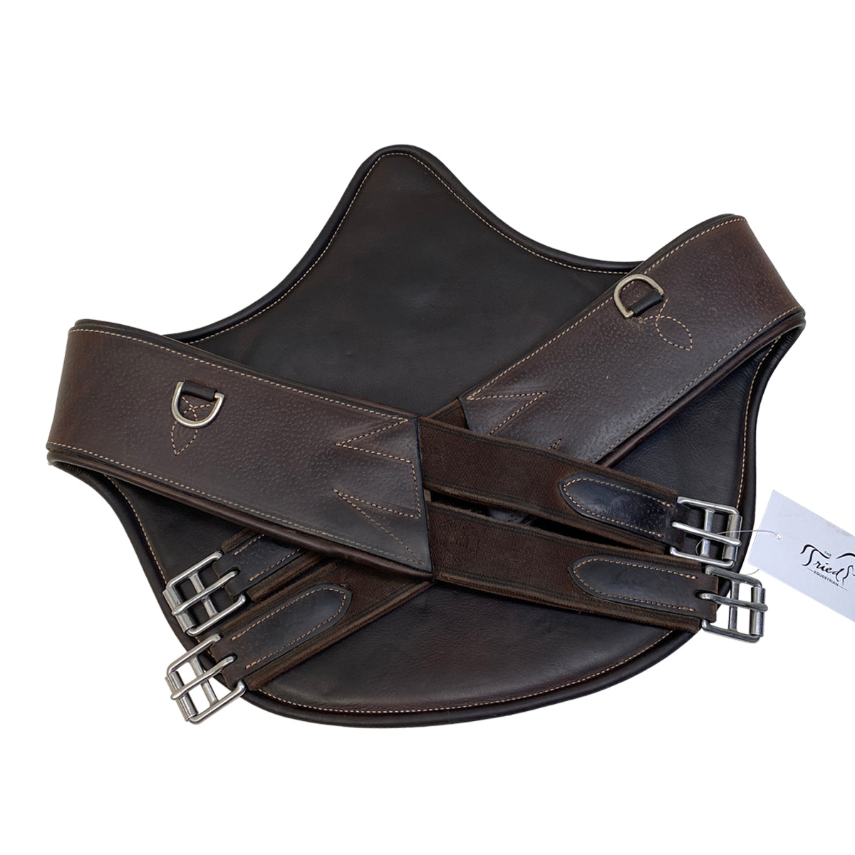 Butet Stud Belly Guard Girth in Brown