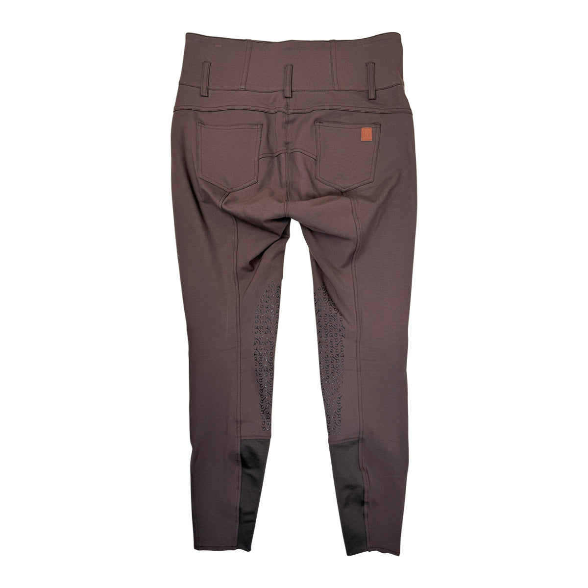 Horze 'Tara' Knee Patch Breeches in Chocolate