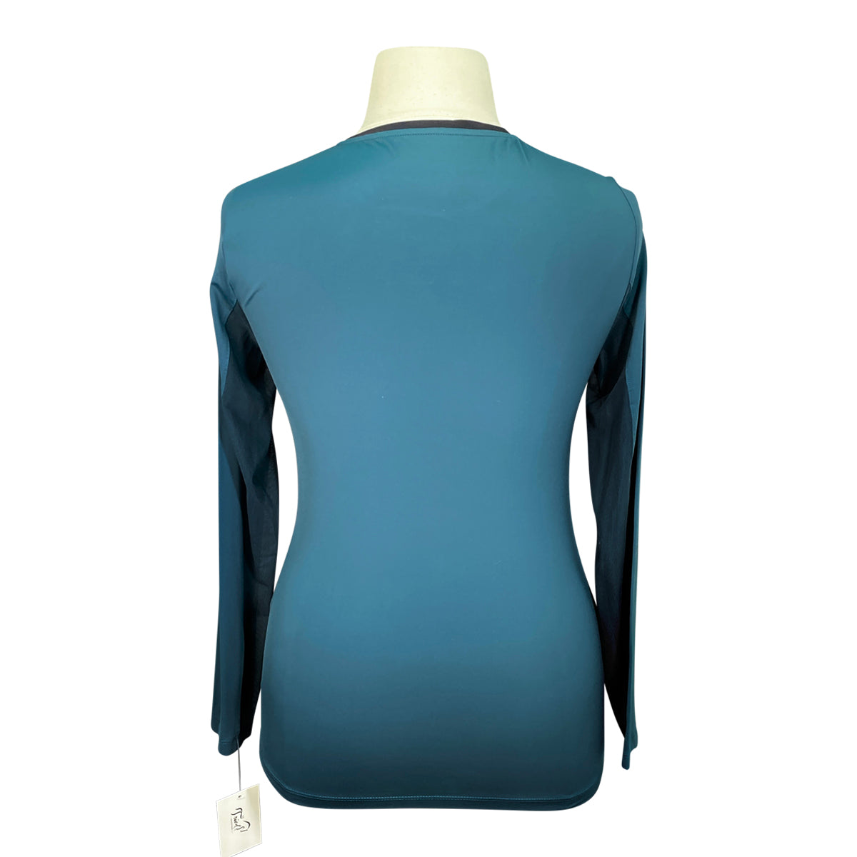 Tailored Sportsman IceFil Long Sleeve Crew Shirt in Indigo/Black