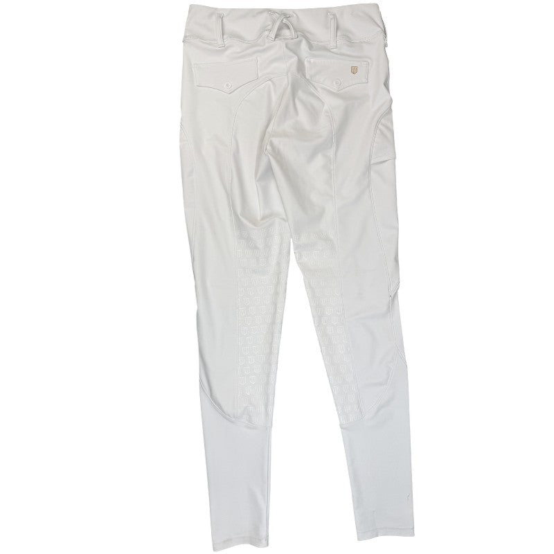 Maya Delorez 'Adelina' Performance Knee Patch Tights in White