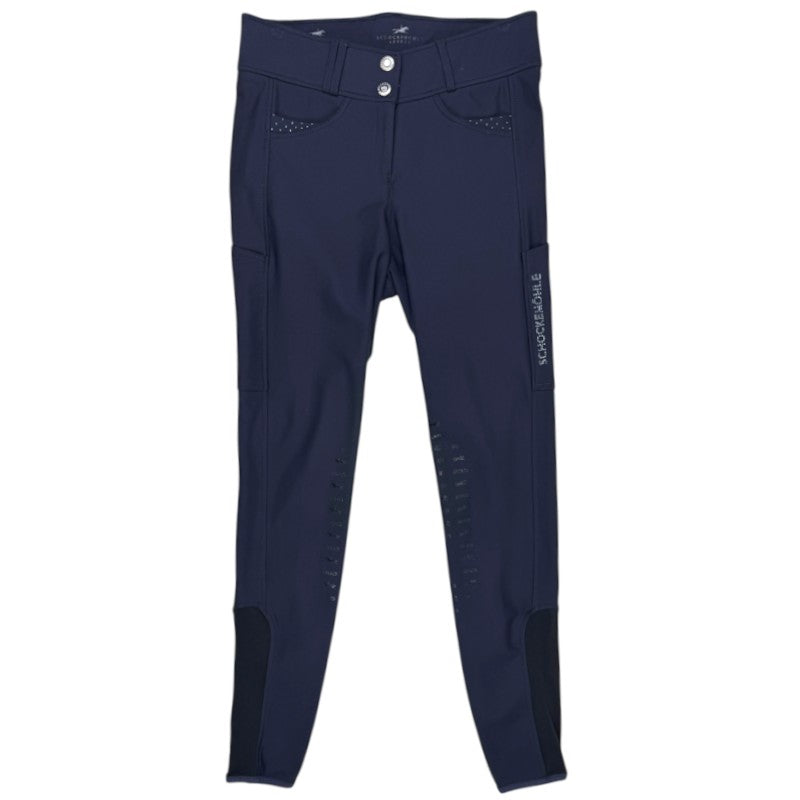 Schockemohle 'Darleen' Knee Grip Breeches in Navy 