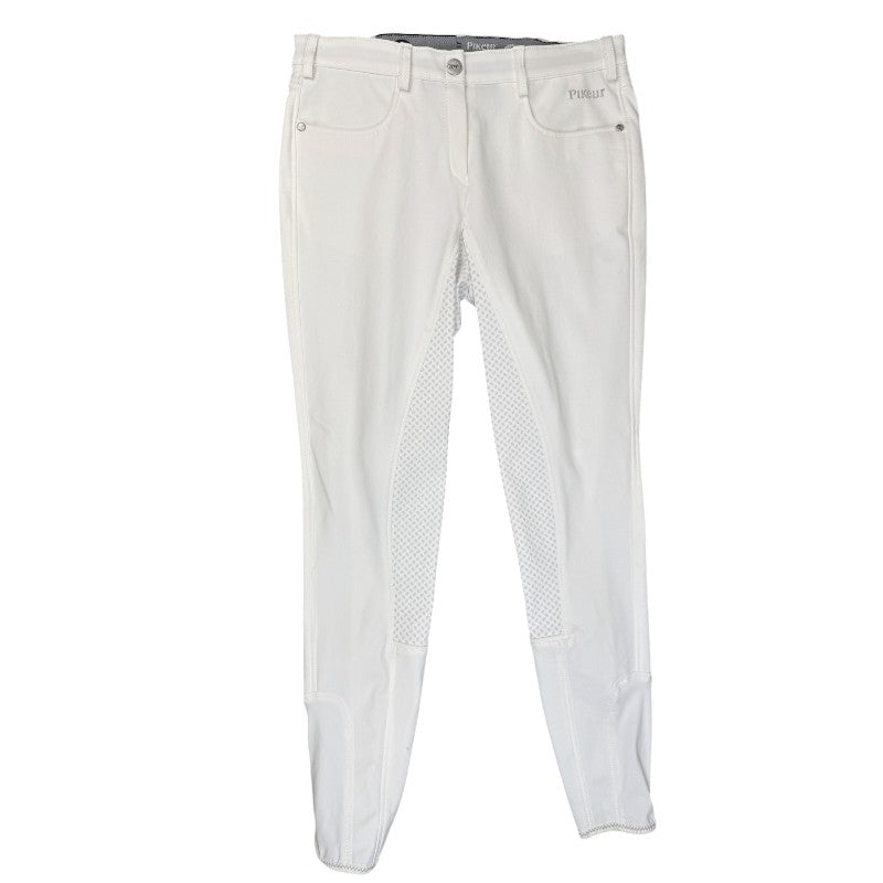 Pikeur 'Laure' Full Grip Breeches in White