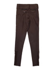 Back of Free Ride Equestrian 'Lux' Knee Grip Breech in Mocha - Women's XL