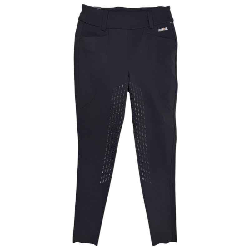 Kerrits 'Fusion' Fleece Lined Full Leg Clinic Tight in Black