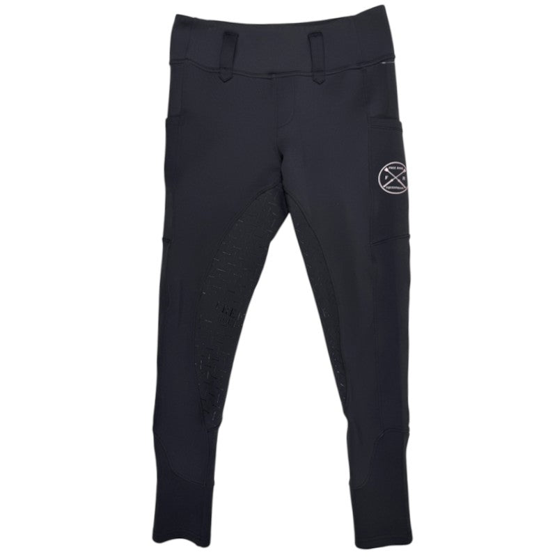 Free Ride Equestrian Full Seat Tights in Black