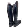 Back view LM Custom Dressage Boots in Black/Chocolate 