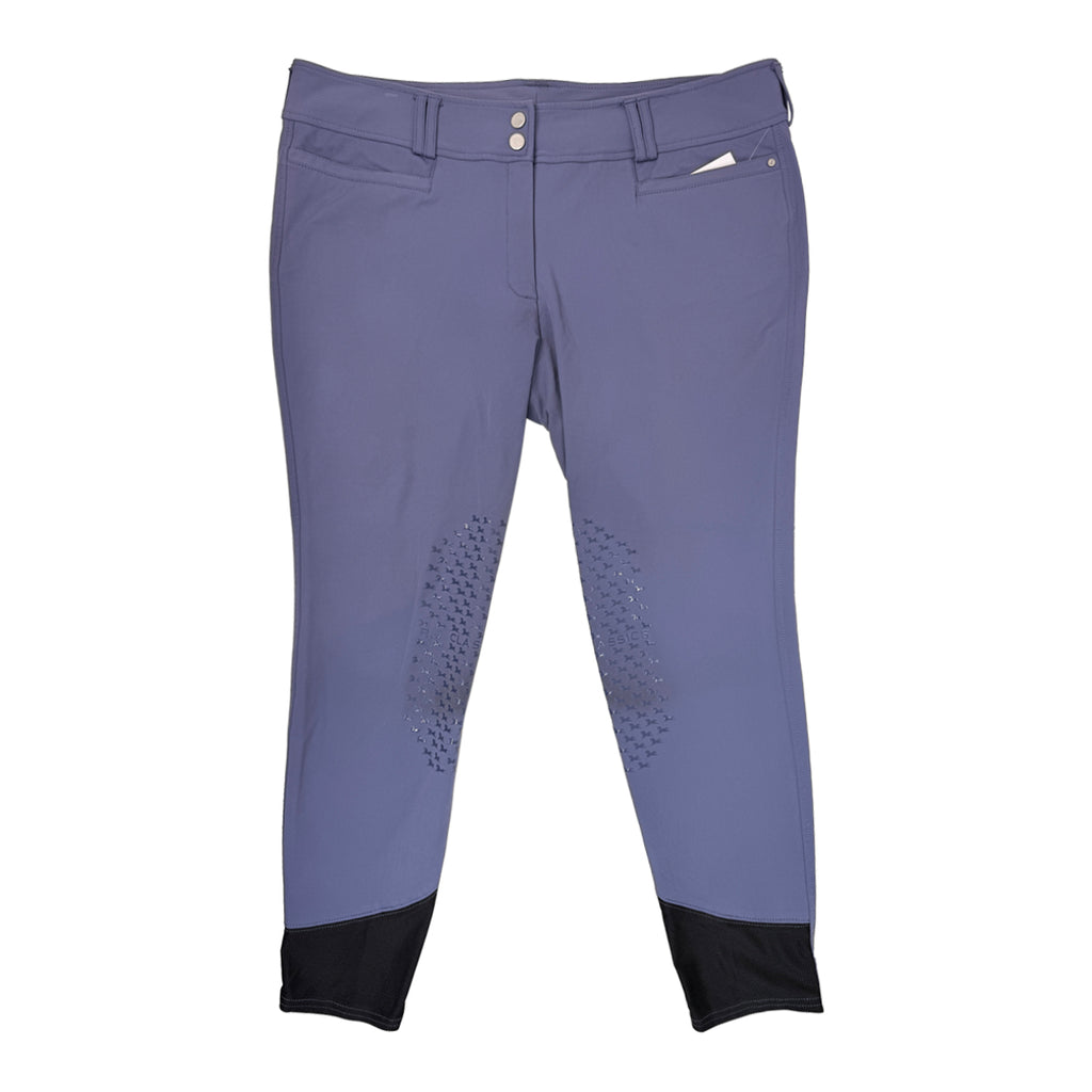 RJ Classics 'Harper' Knee Patch Breeches in French Blue
