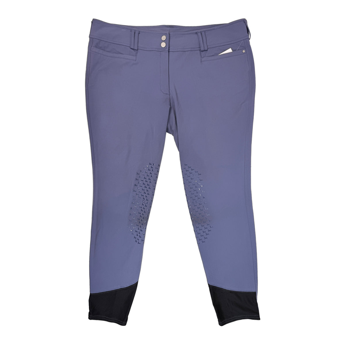 RJ Classics 'Harper' Knee Patch Breeches in French Blue