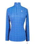 Ariat TEK 'Heat Series' Long Sleeve Shirt in Royal Blue/ Bits