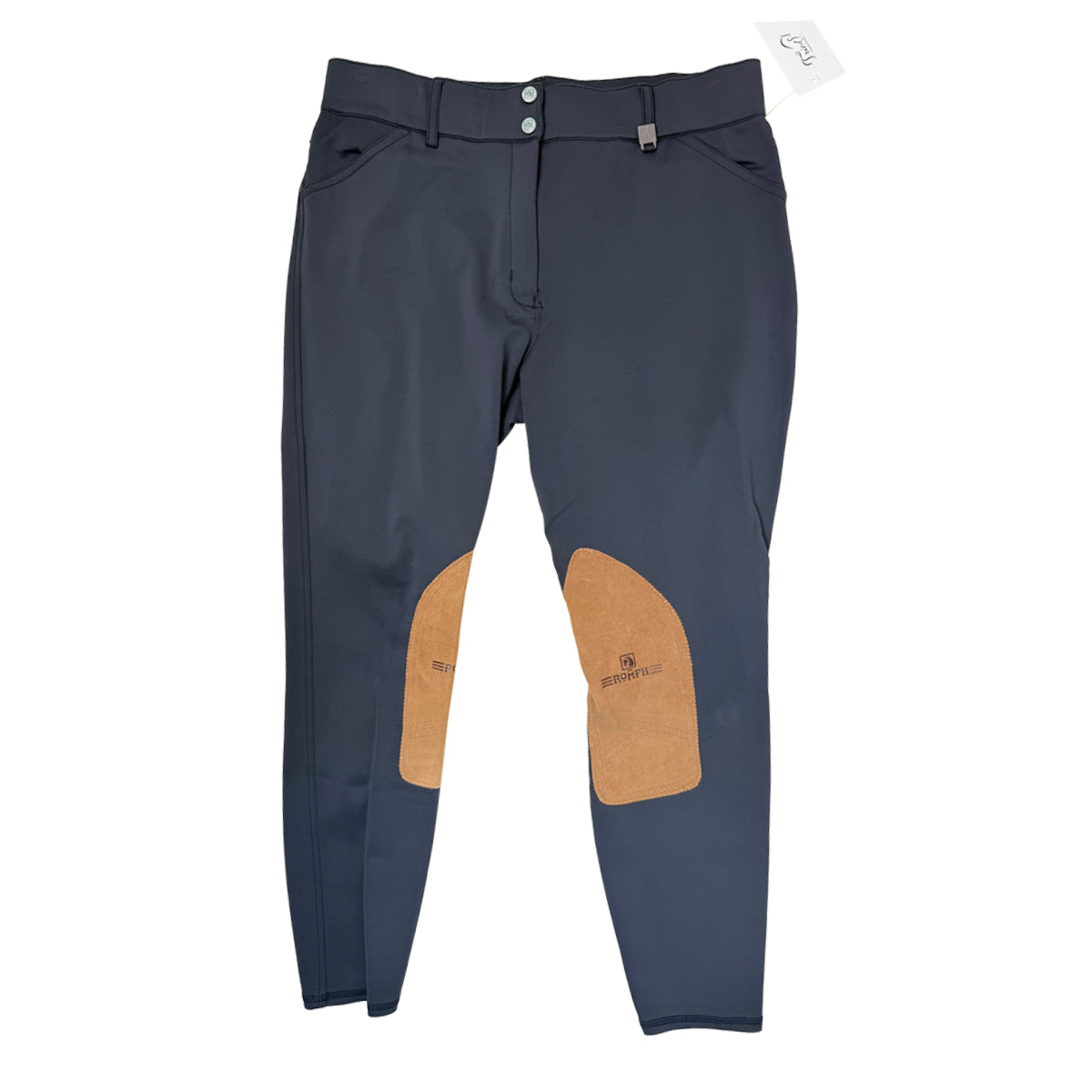 Romfh 'Willow' Knee Patch Breeches in Slate