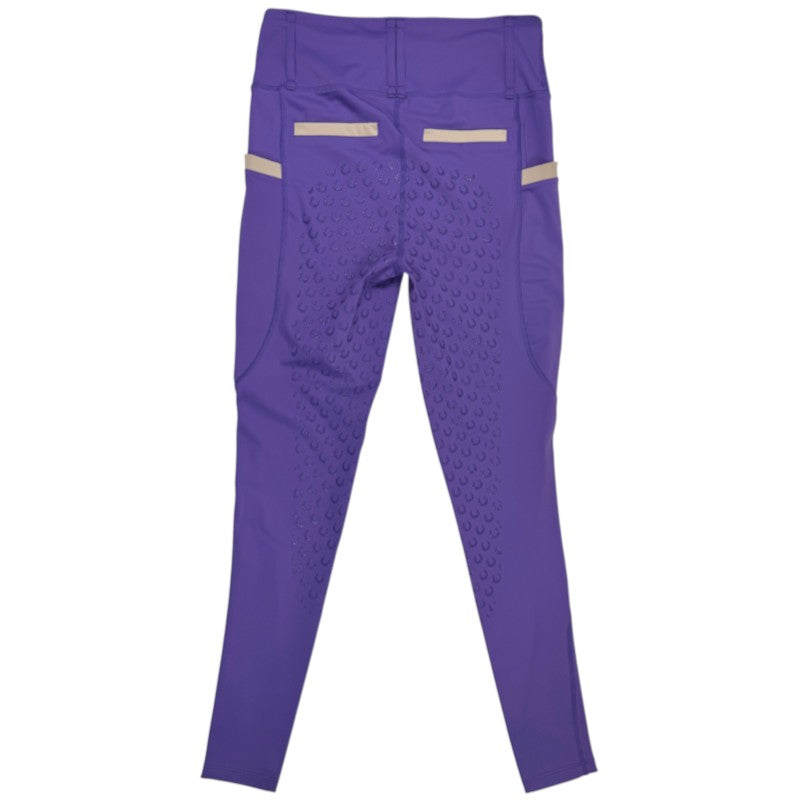 FitsT4 Full Seat Riding  Tights in Purple