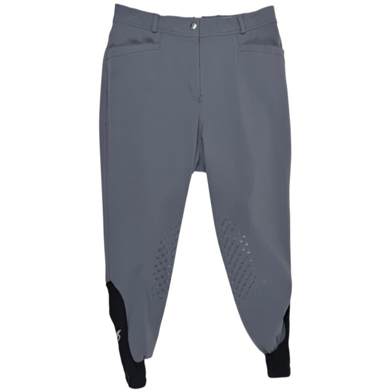 LeMieux 'Dynamique' Silicone Knee Patch Breeches in Grey
