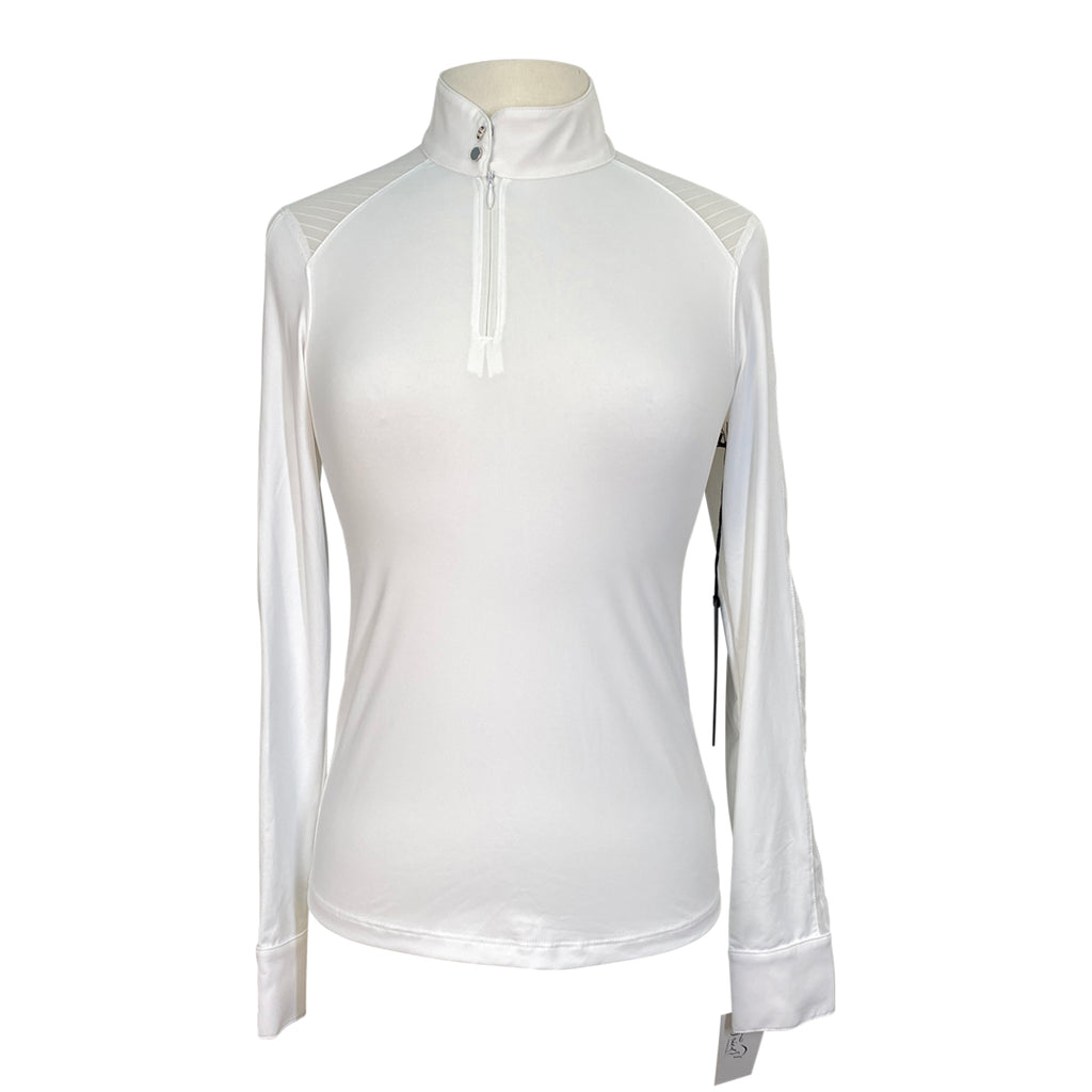 Euphoric Equestrian 'Palm Beach' Competition Shirt in White