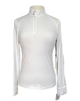 Euphoric Equestrian 'Palm Beach' Competition Shirt in White