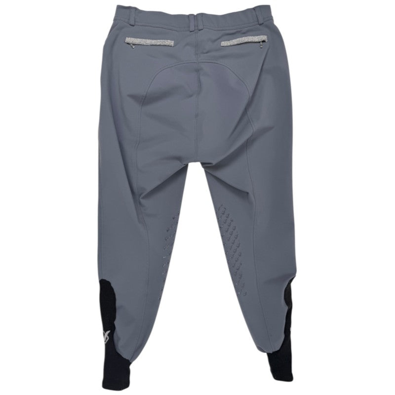 LeMieux 'Dynamique' Silicone Knee Patch Breeches in Grey