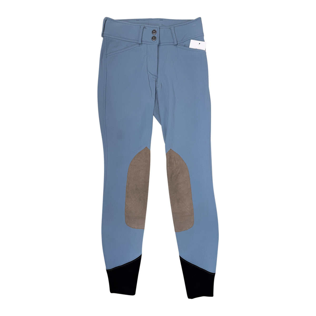 RJ Classics 'Gracie' Knee Patch Breeches in Blue Granite