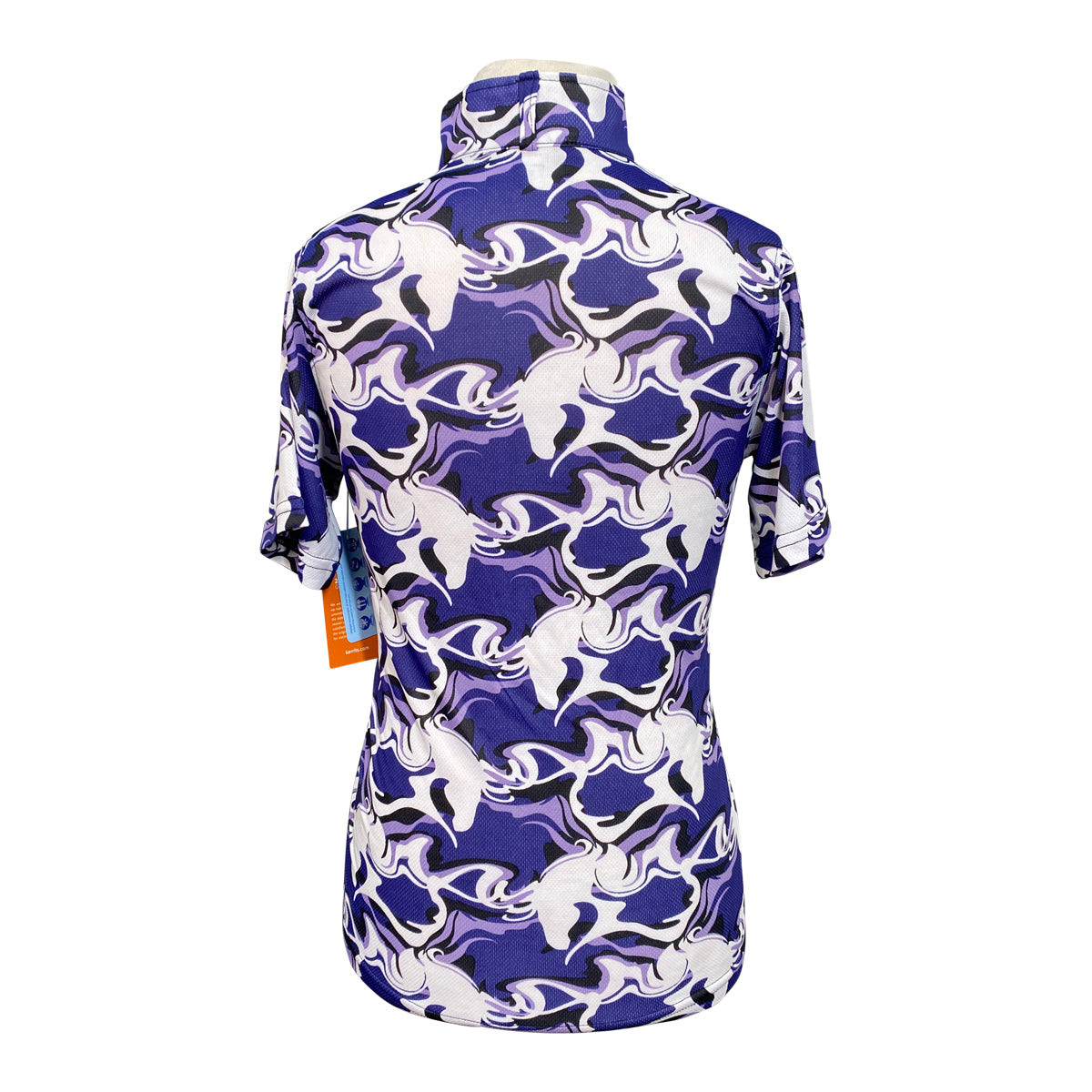 Kerrits 'Aire Ice Fil' Shirt in Purple/White Horses
