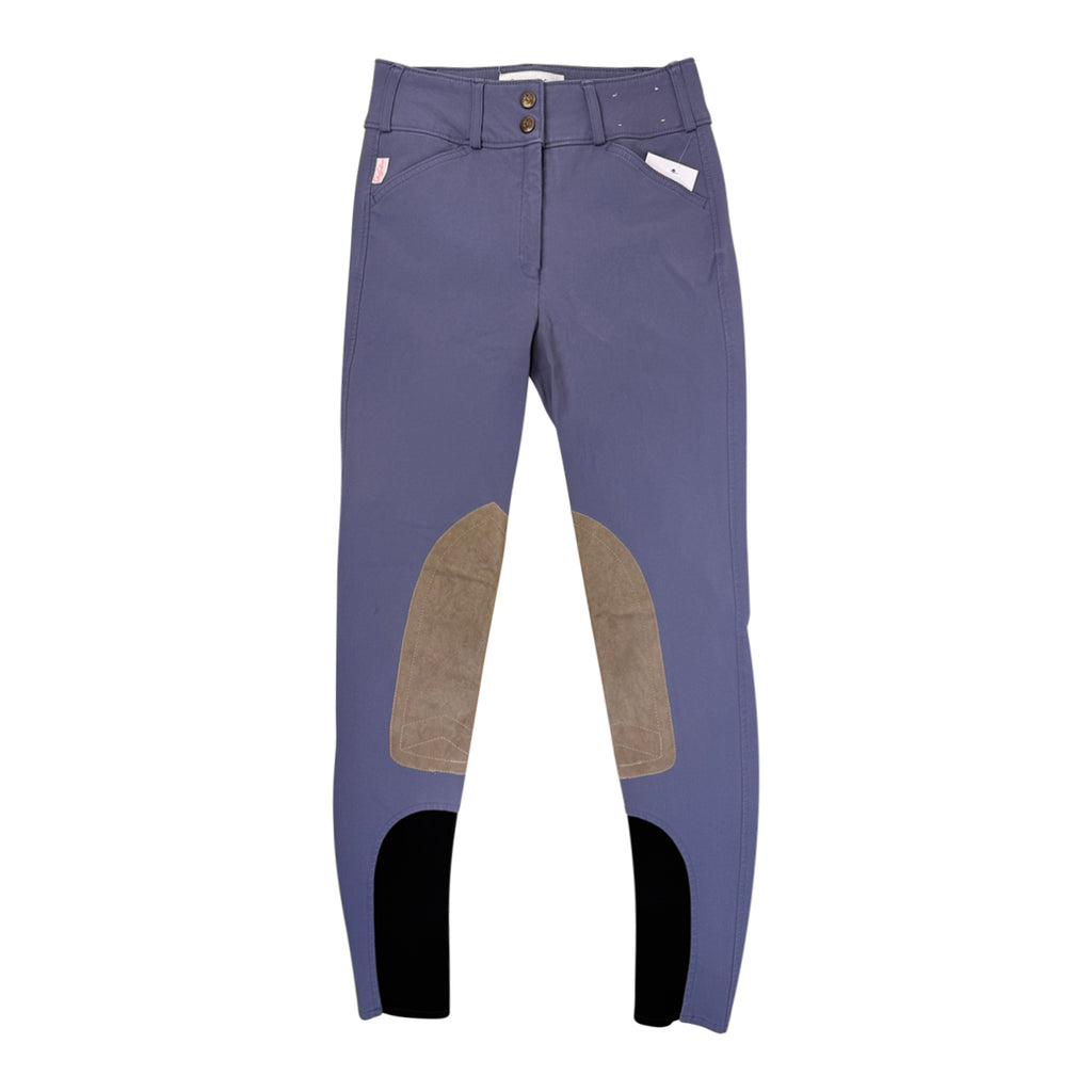 Tailored Sportsman 'Trophy Hunter' Boot Sock Breeches in Periwinkle/Tan
