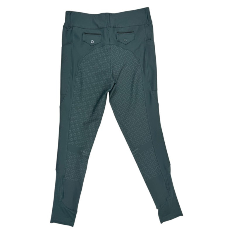 Free Ride Equestrian 'Lux' Full Seat Breeches in Hunter Green