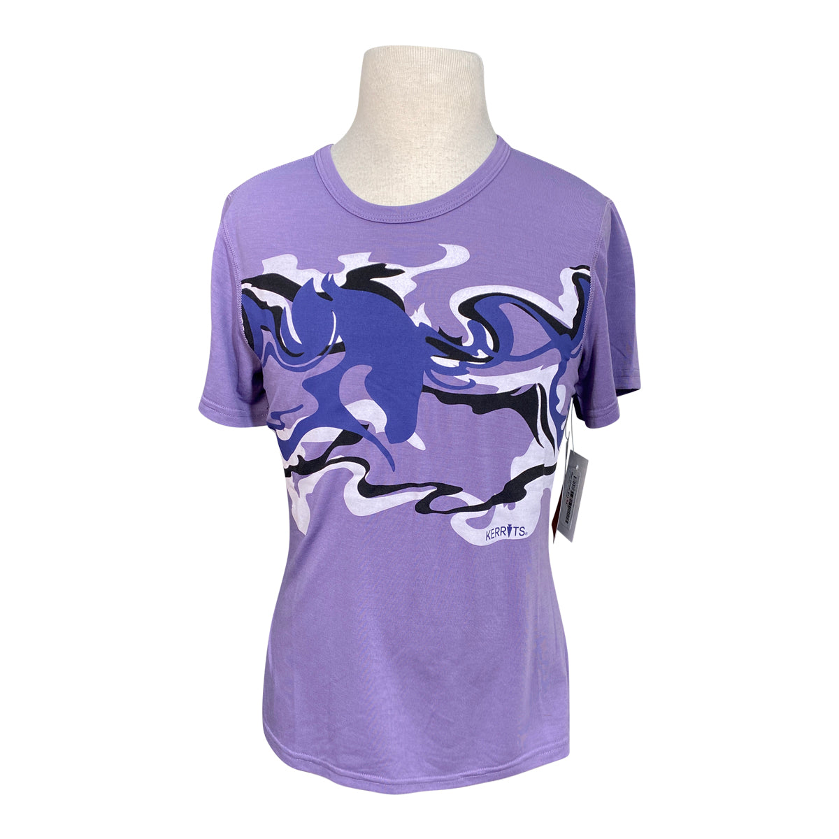 Kerrits Tee in Wisteria/Marble Horse