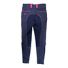 SmartPak Piper 'Evolution' Full Seat Breeches in Navy/Pink 