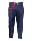SmartPak Piper 'Evolution' Full Seat Breeches in Navy/Pink 