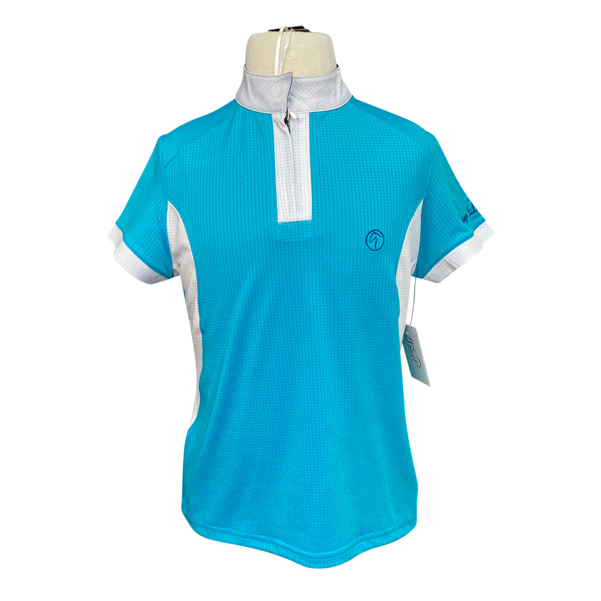 Kathryn Lily ProAir Sunshirt in Aqua/White