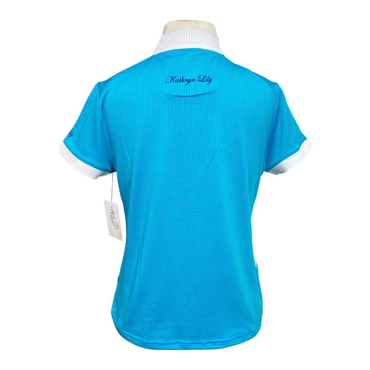 Kathryn Lily ProAir Sunshirt in Aqua/White