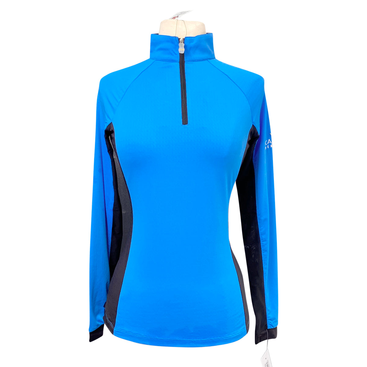 Kastel 'Charlotte' Sun Shirt in Electric Blue/Black - Women's Large