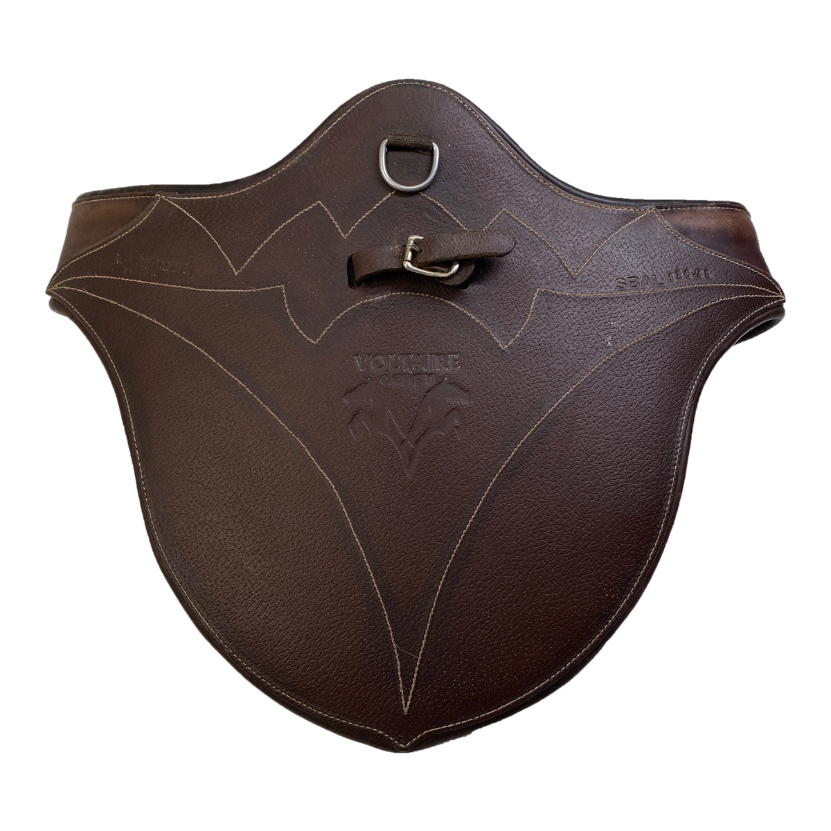 Voltaire Design Long Belly Guard Girth in Brown