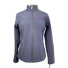 Ariat 'New Team' Softshell Jacket in Grey/Purple