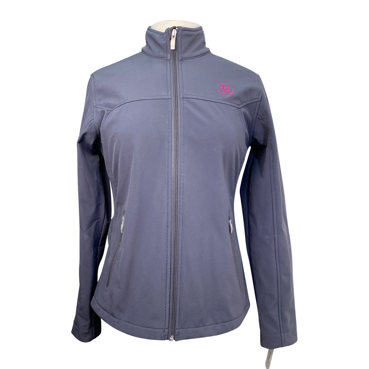 Ariat 'New Team' Softshell Jacket in Grey/Purple