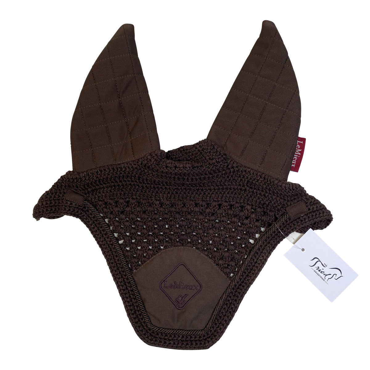 LeMieux Quilted Fly Hood in Brown