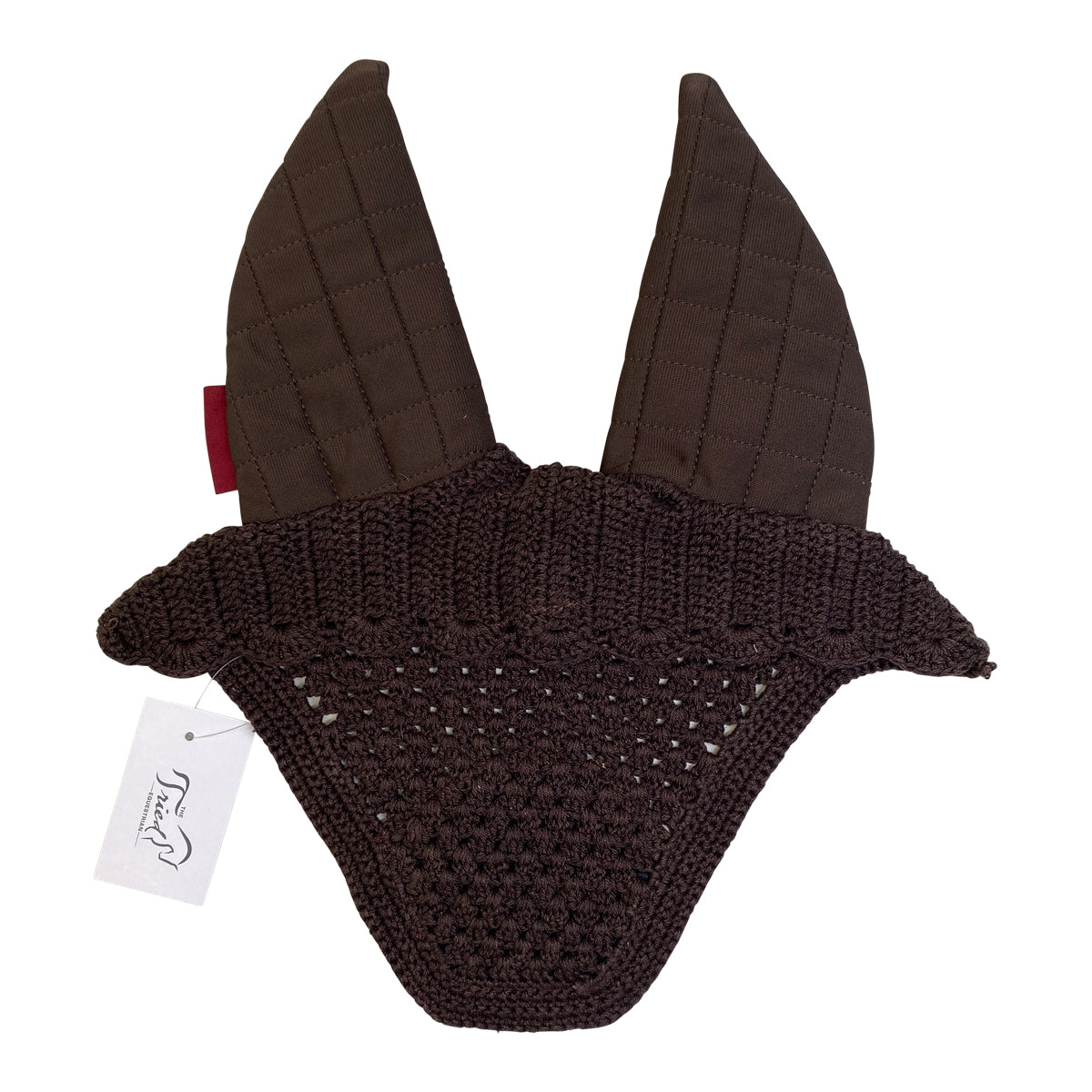 LeMieux Quilted Fly Hood in Brown