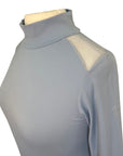 Free Ride Equestrian 'Eliza' Base Layer  in Sky Blue - Women's XL