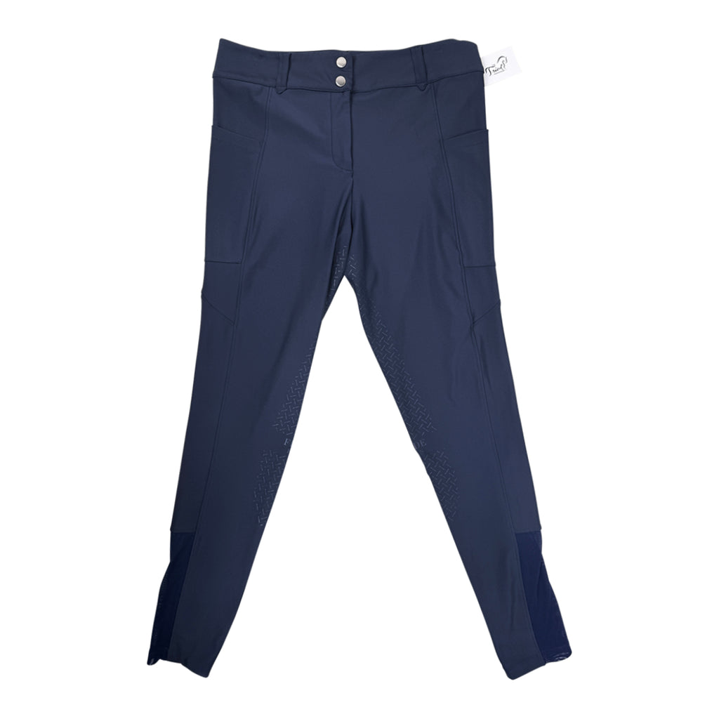 Free Ride Equestrian 'Lux' Full Seat Breeches in Navy