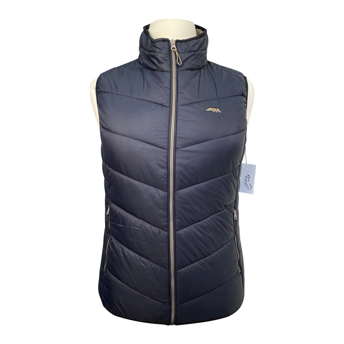 Equiline 'Juma' Vest in Black/Tan